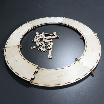 Rondela-481,2/542,8mm, 360° double voie, cercle de base HCT9674DR3 I-Track France 