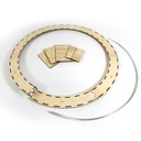 Rondela-R 481,2mm, 360° voie unique, cercle intermédiaire HCT9674R3A I-Track France 