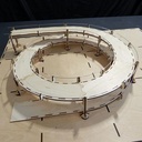 TT Rondela-310/353mm, 540° double voie, cercle de base HCT9734DR5 I-Track France 