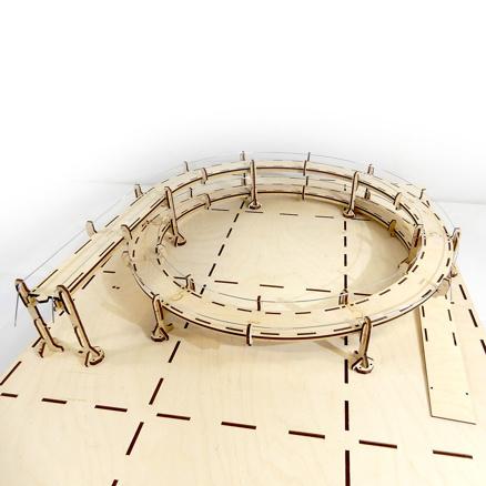 TT Rondela-R 353mm, 540° voie unique, cercle de base HCT9736R5 I-Track France 