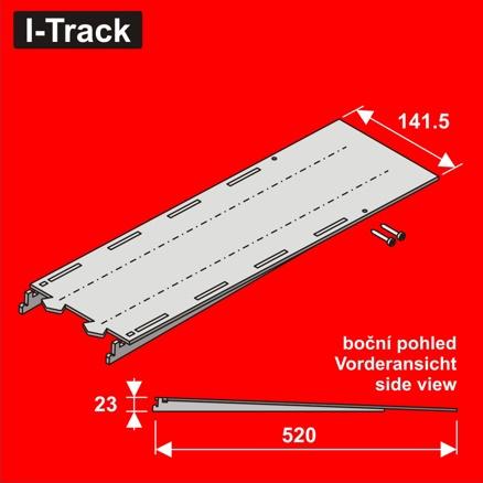 [HCT9654D] H0 Segment de transition inférieur double voie HCT9654D I-Track France 