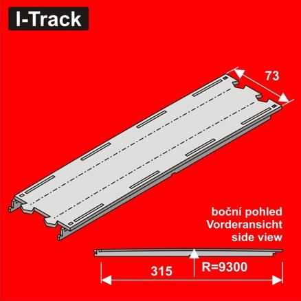 N Segment supérieur de transition 73x315 mm HCT9973D I-Track France 