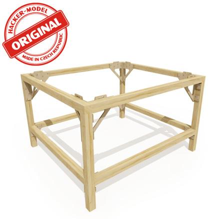 Soubassements en bois raboté 100x90 hauteur 60 cm HCT9850C I-Track France 