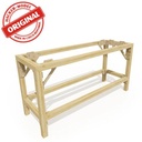 Soubassements en bois raboté 100x40 hauteur 76 cm HCT9853P I-Track France 