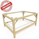 Soubassements en bois raboté 120x90 hauteur 50 cm HCT9854A I-Track France 