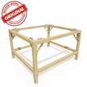 Soubassements en bois raboté 100x60 hauteur 50 cm HCT9854M I-Track France 