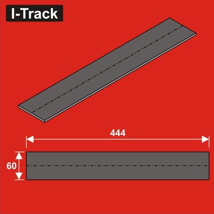 [HCT9712B] Sous-couche de voie 444x50x5mm 12 pces HCT9712B I-Track France 