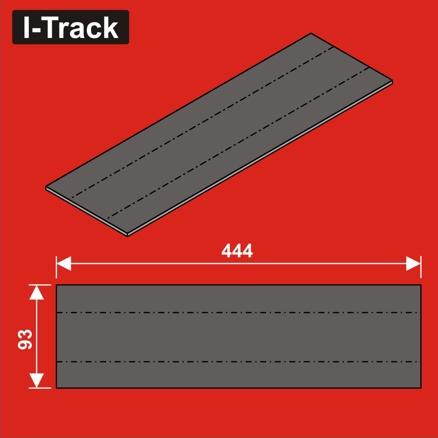 [HCT9712DB] Sous-couche de voie 444x93x5mm 12 pces HCT9712DB I-Track France 