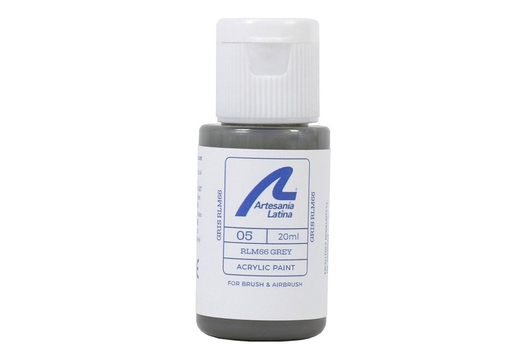 [Artesania Latina 27705  ] RLM66 GREY PAINT - 20ml Artesania Latina 27705 