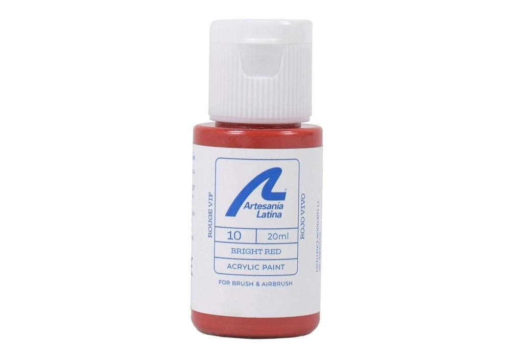BRIGHT RED PAINT - 20ml Artesania Latina 27710 