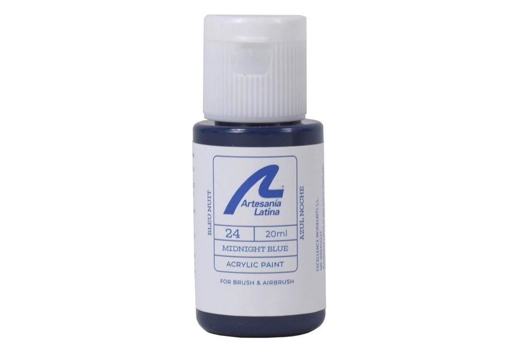 [Artesania Latina 27724  ] MIDNIGHT BLUE - 20ml Artesania Latina 27724 