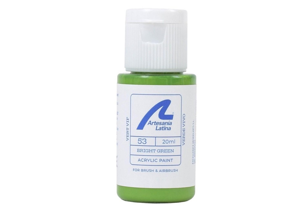 BRIGHT GREEN PAINT - 20 ml Artesania Latina 27753 