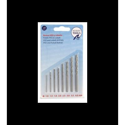 [Artesania Latina 27217  ] SET OF 8 HSS-E COBALT STEEL DRILL BITS (DIAM. 1-1.5-1.8-2.0-2.5-3.0-4.0)  Artesania Latina 27217 