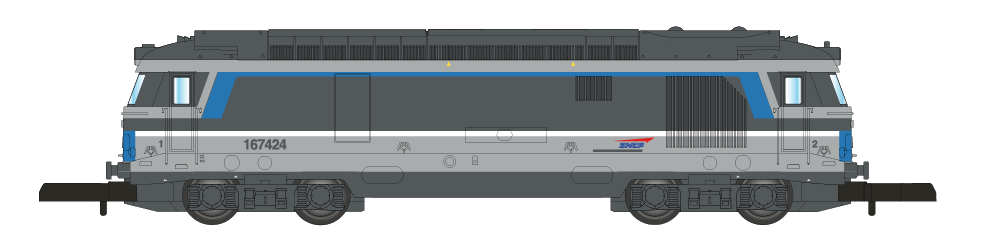 [L01-IS1D] BB67424 - Isabelle Digital SNCF V-VI  L01-IS1D Azar Models