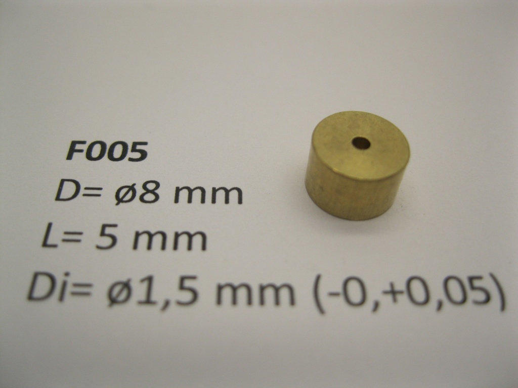 [Micromotor F005  ] Flywheel  ø8 mm x 5 mm x ø1,5 mm Micromotor F005    