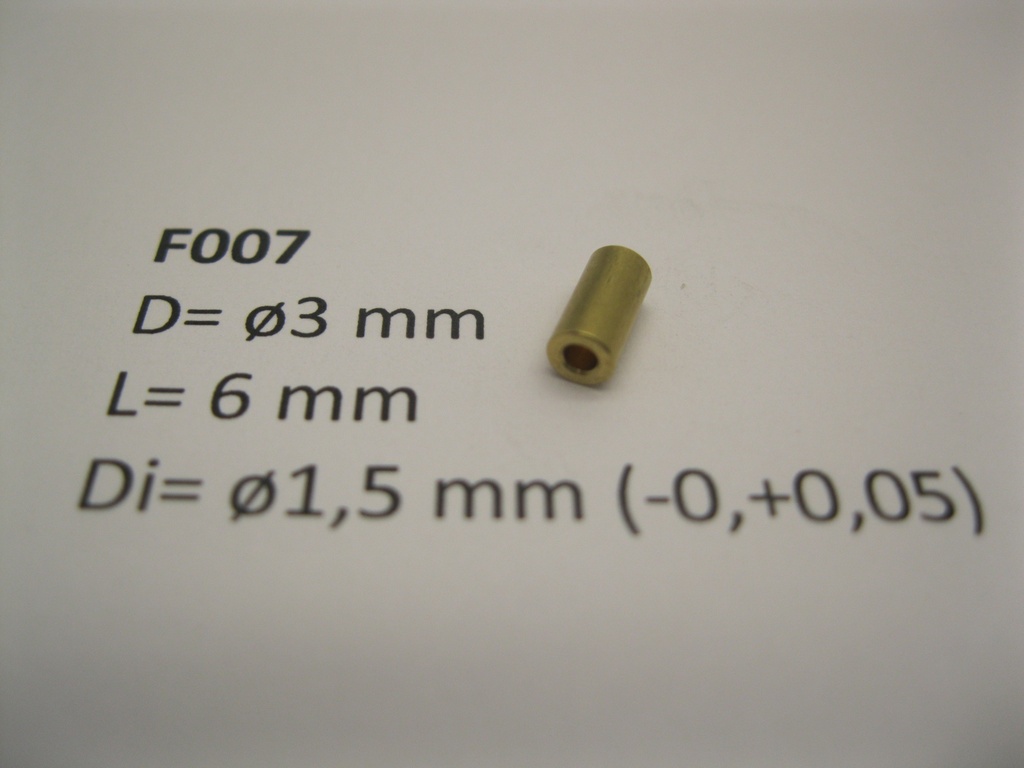 [Micromotor F007  ] Flywheel  ø3 mm x 6 mm x ø1,5 mm Micromotor F007    