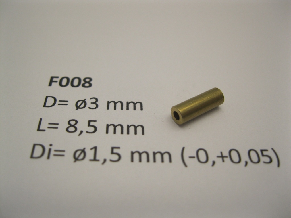 [Micromotor F008  ] Flywheel  ø3 mm x 8 mm x ø1,5 mm Micromotor F008    