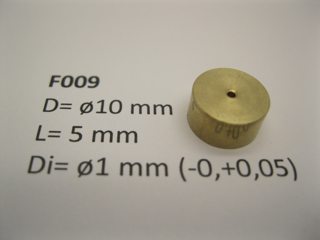 [Micromotor F009  ] Flywheel  ø10 mm x 5 mm x ø1 mm Micromotor F009    