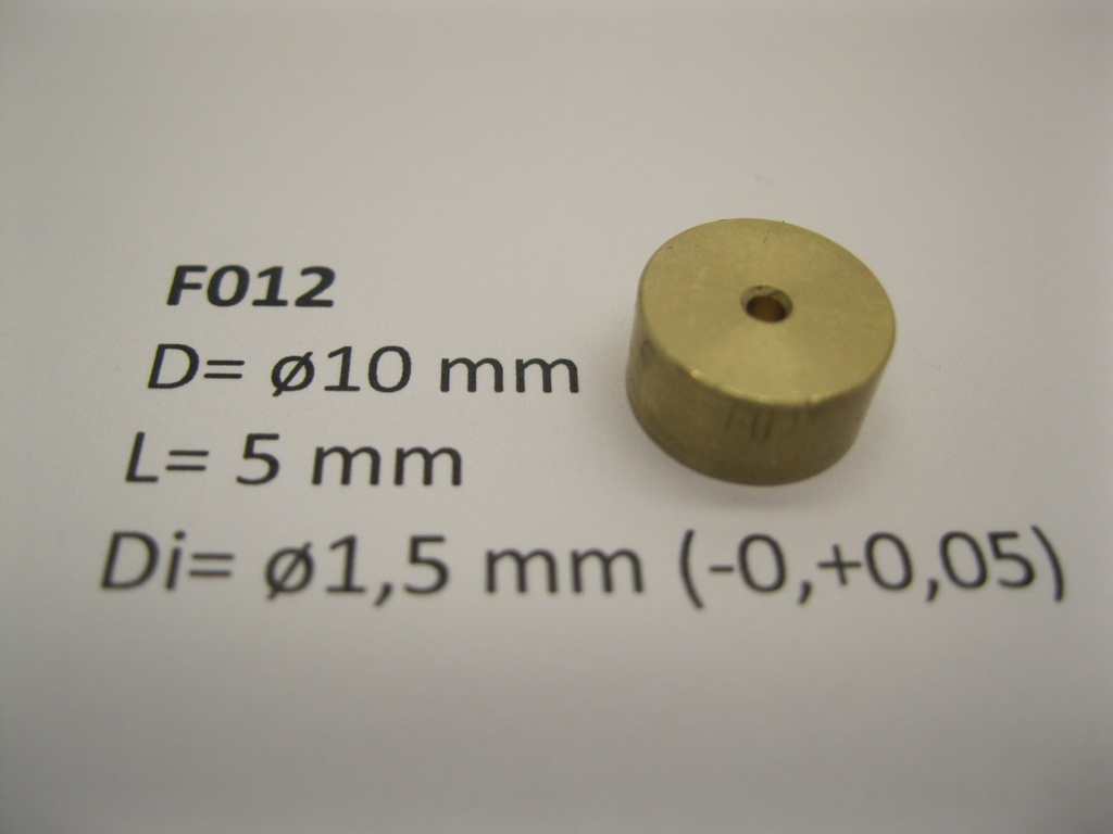 Flywheel ø10 mm x 5 mm x ø1,5 mm Micromotor F012    