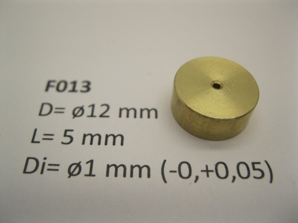 Flywheel ø12 mm x 5 mm x ø1 mm Micromotor F013    