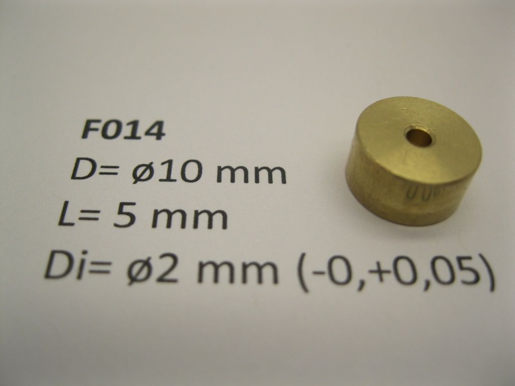 [Micromotor F014  ] Flywheel ø10 mm x 5 mm x ø2 mm Micromotor F014    