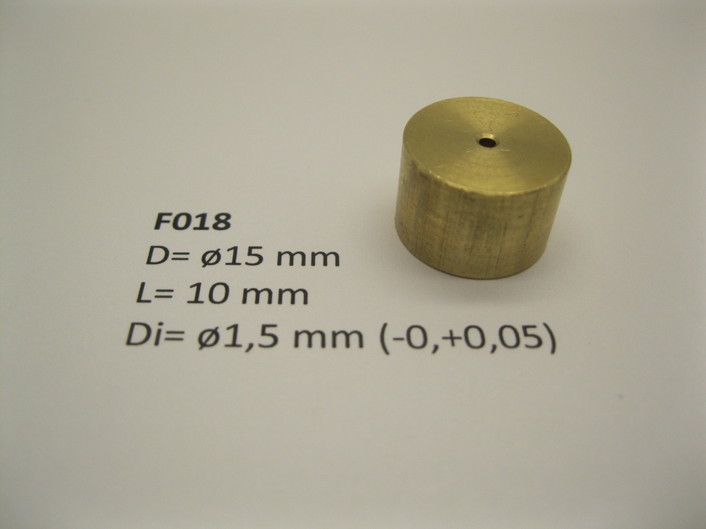 [Micromotor F018  ] Flywheel ø15 mm x 10 mm x ø1,5 mm Micromotor F018    