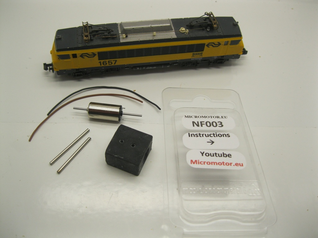 Fleischmann NS 1600 / SNCF BB 1500, 1600, 22200, 7200 Micromotor NF003G    