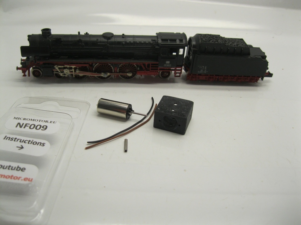 Flm BR 38K, DRG 01.10, P8, BR 23,  BR 011, BR 012 Micromotor NF009G    