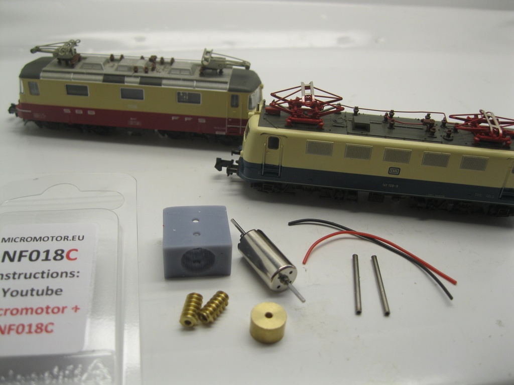 Flm BR 141, E 41, RE 4/4, RE 420, SJ Rc 2, Rc 4, OBB 1043 Micromotor NF018C    