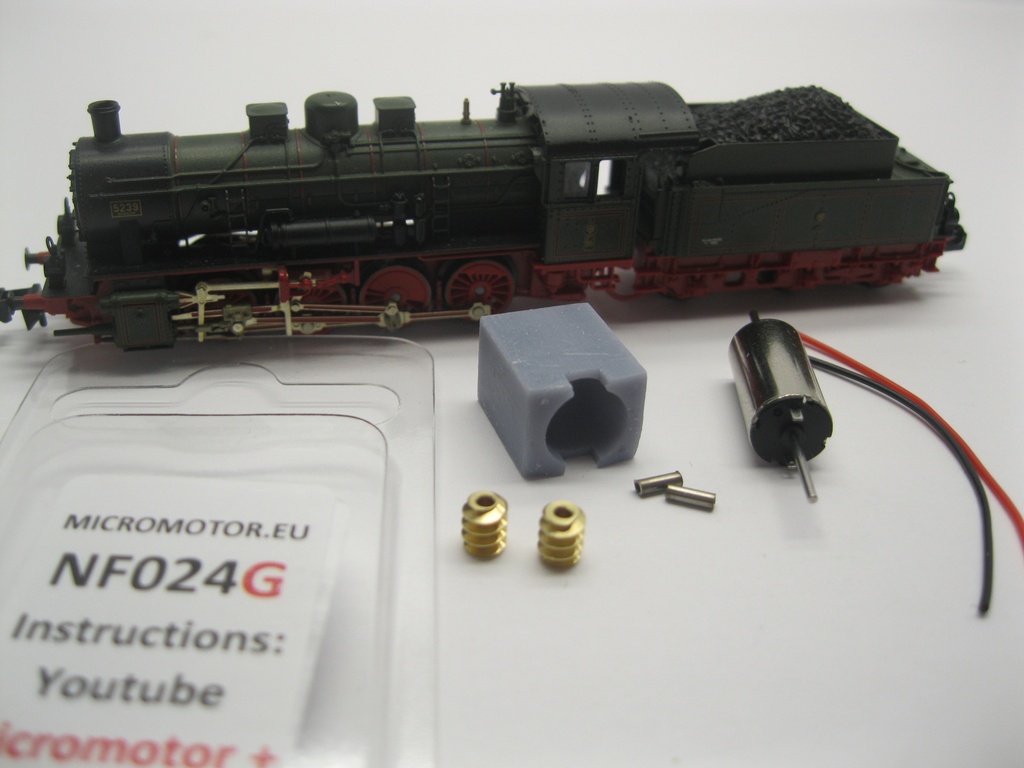 Flm BR 55 (DB DR DRG), KPEV G 8.1, PKP Tp 4, FS GR 460 Micromotor NF024G    