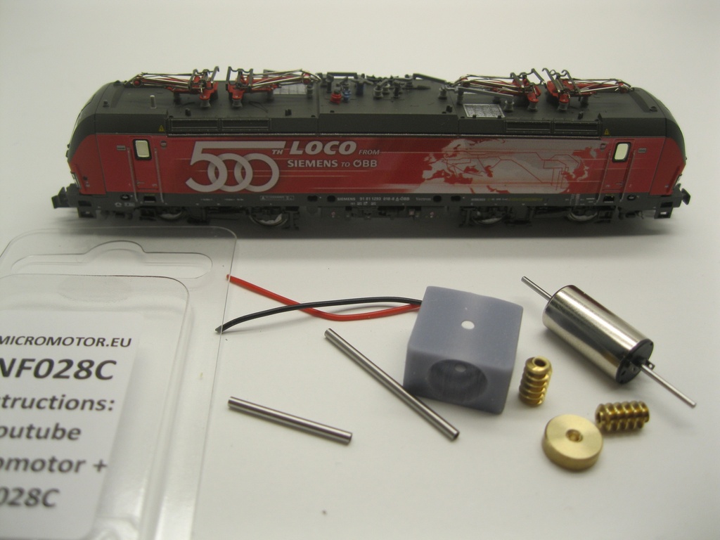 Flm Vectron, BR 193 (DB SBB PKP CD Lokomotion) BLS Re 475, OBB 1293 Micromotor NF028C    