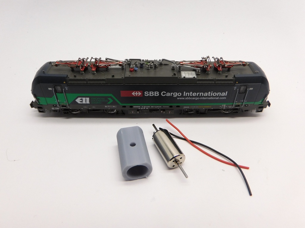 Flm Vectron, BR 193, BLS Re 475, OBB Rh 1293, BR 118, V 180, Modell ab 2020 Micromotor NF047    