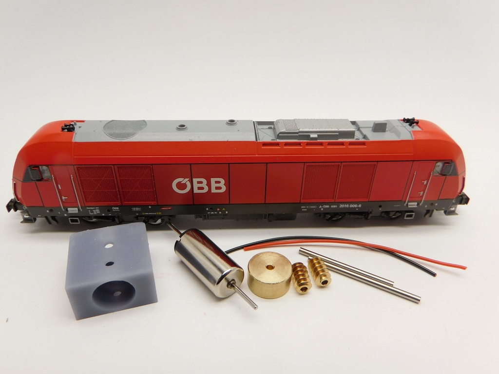 [Micromotor NF056C  ] Flm BR 223, BR 253, ER20, DE2000, Re 450, Re 456, Rh 2016 Micromotor NF056C    