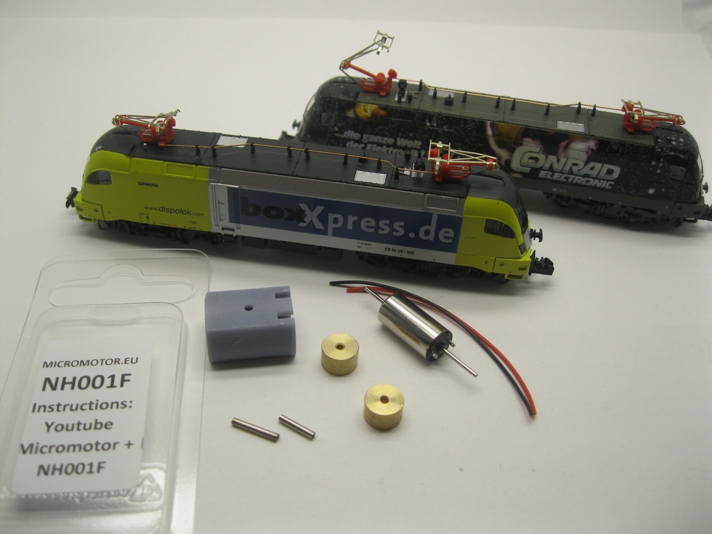 [Micromotor NH001F  ] Hobbytrain Taurus (Alt) BR 182, Rh 1016, Rh 1116, ES 64 U2  Micromotor NH001F    