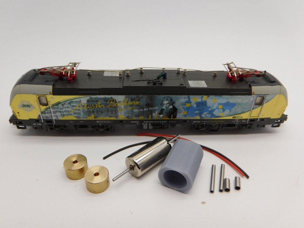[Micromotor NH007F  ] Hobbytrain Vectron, BR 191, BR 192, BR 193, BR 247, BR 248, Rh 1193, Rh 1293, Re 475, Re 493 Micromotor NH007F    