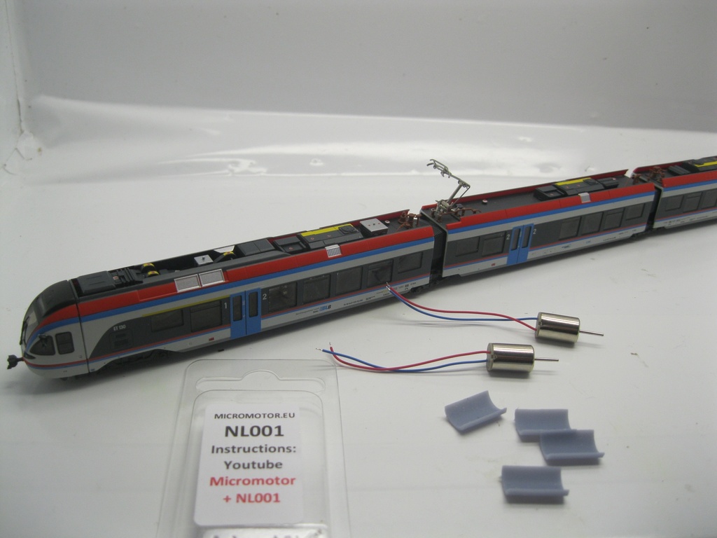 [Micromotor NL001  ] Liliput Flirt (2 Motoren) Micromotor NL001    