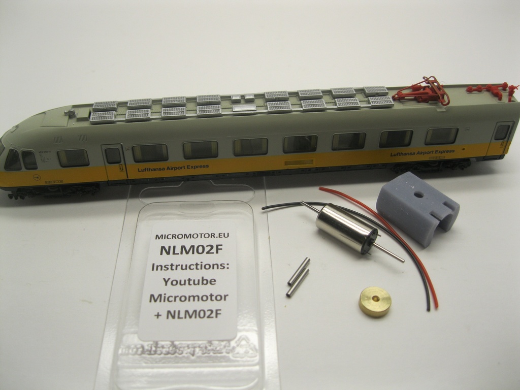 [Micromotor NLM02F  ] Lima Minitrains ET 403 (2 Dreh. Antrieb) Micromotor NLM02F    
