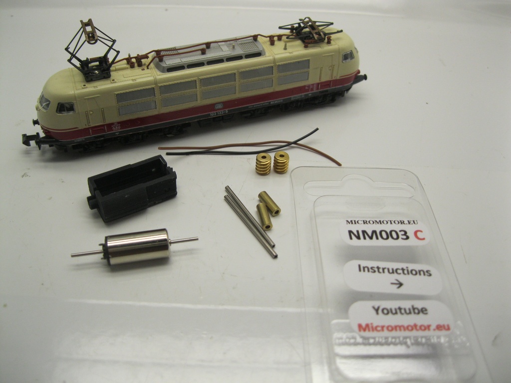 [Micromotor NM003C  ] Minitrix BR103, BR151 Micromotor NM003C    