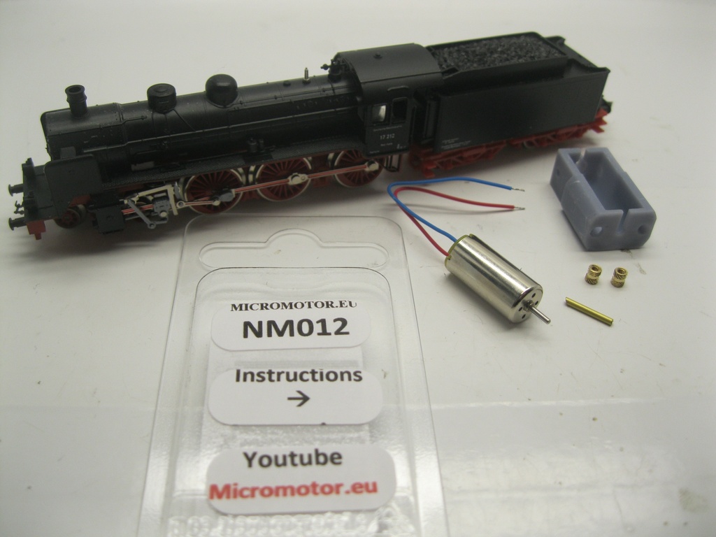 Minitrix DRG BR 17.2, 17.4, KPEV S 10.2, SNCF 230E, FS 677, DRG BR 14.1, Bay S2/5 S3/5 Micromotor NM012    