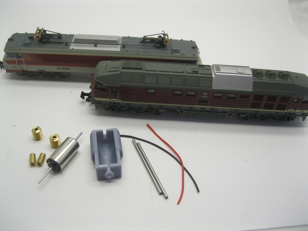 [Micromotor NM028C  ] Minitrix DR BR 132, BR 232, BR 234, DB BR 232, SNCF CC 6500, CC 72000, BR CL 47 Micromotor NM028C    