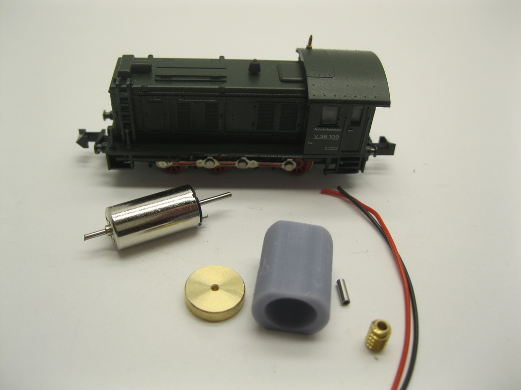 [Micromotor NM032C  ] Minitrix V 36 (Motor + Dig interface) Ab 1997 Micromotor NM032C    