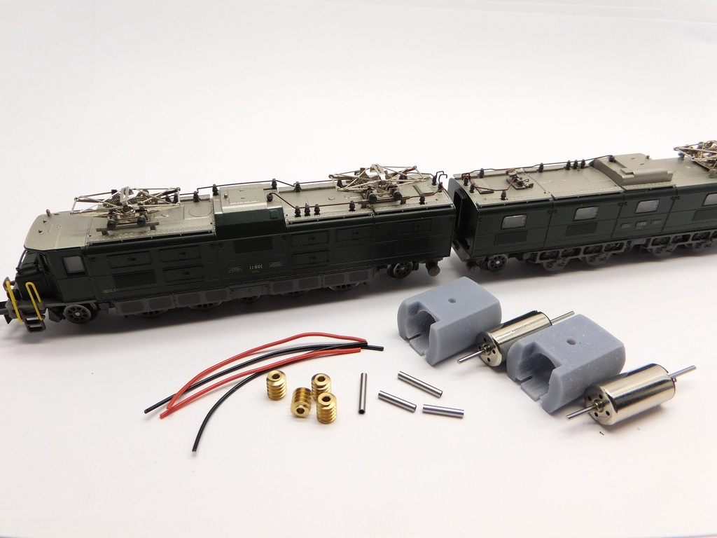 [Micromotor NM036G  ] Minitrix SBB Ae 8/14 (2 Motors) Micromotor NM036G    