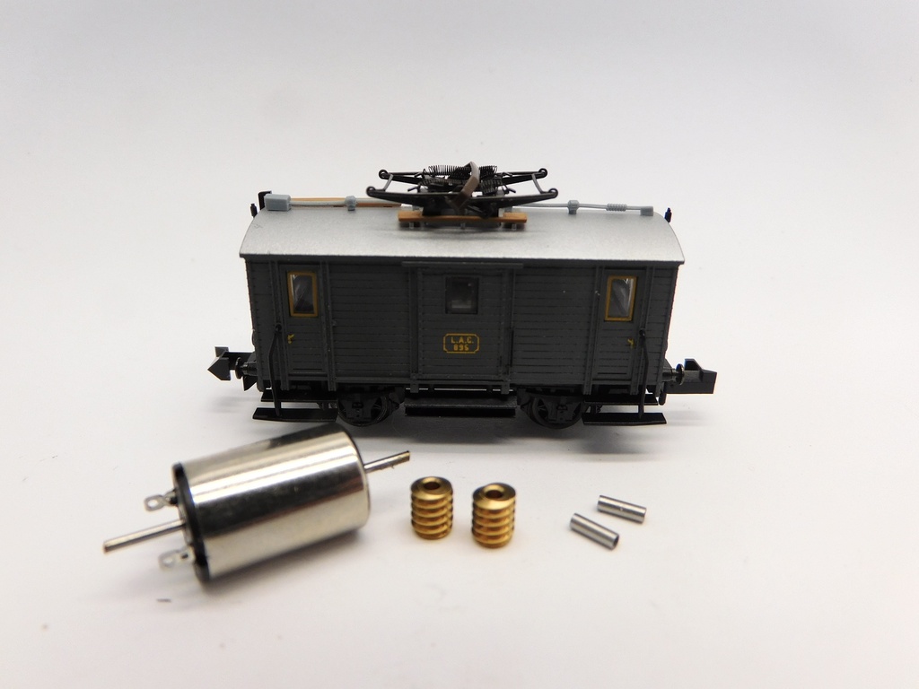 [Micromotor NM051G  ] Minitrix LAG 895, DRG ET 194.1, Güter-Triebwagen Micromotor NM051G    