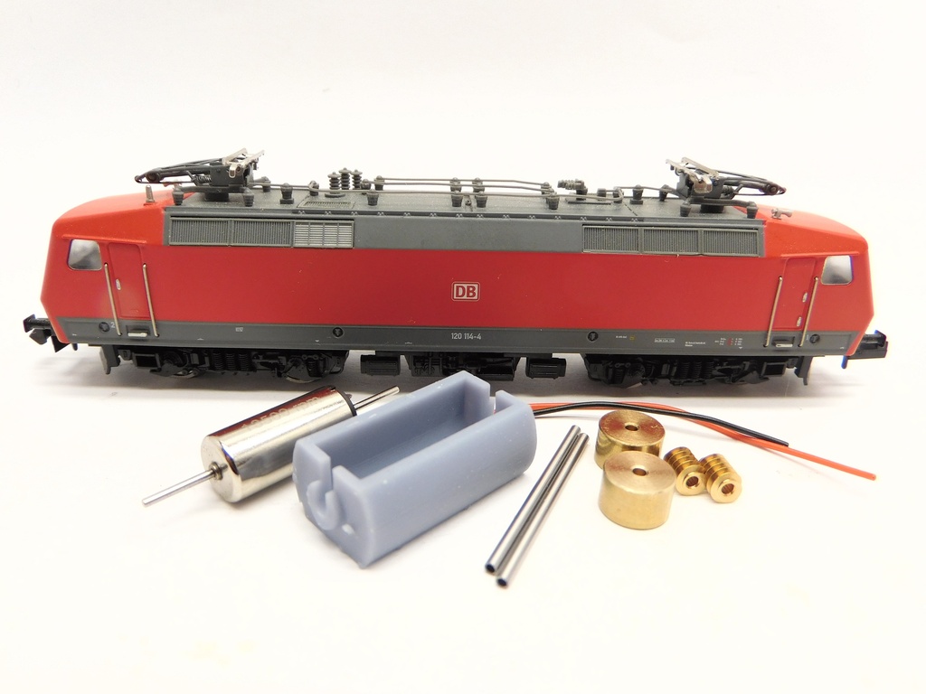 Minitrix  BR 120 (New motor) Micromotor NM054C    