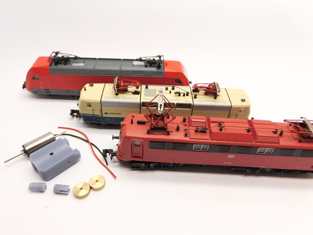 Roco BR 101, BR 150, BR 181, Traxx, ET 85, ET 90, C4ieT Micromotor NR010C    