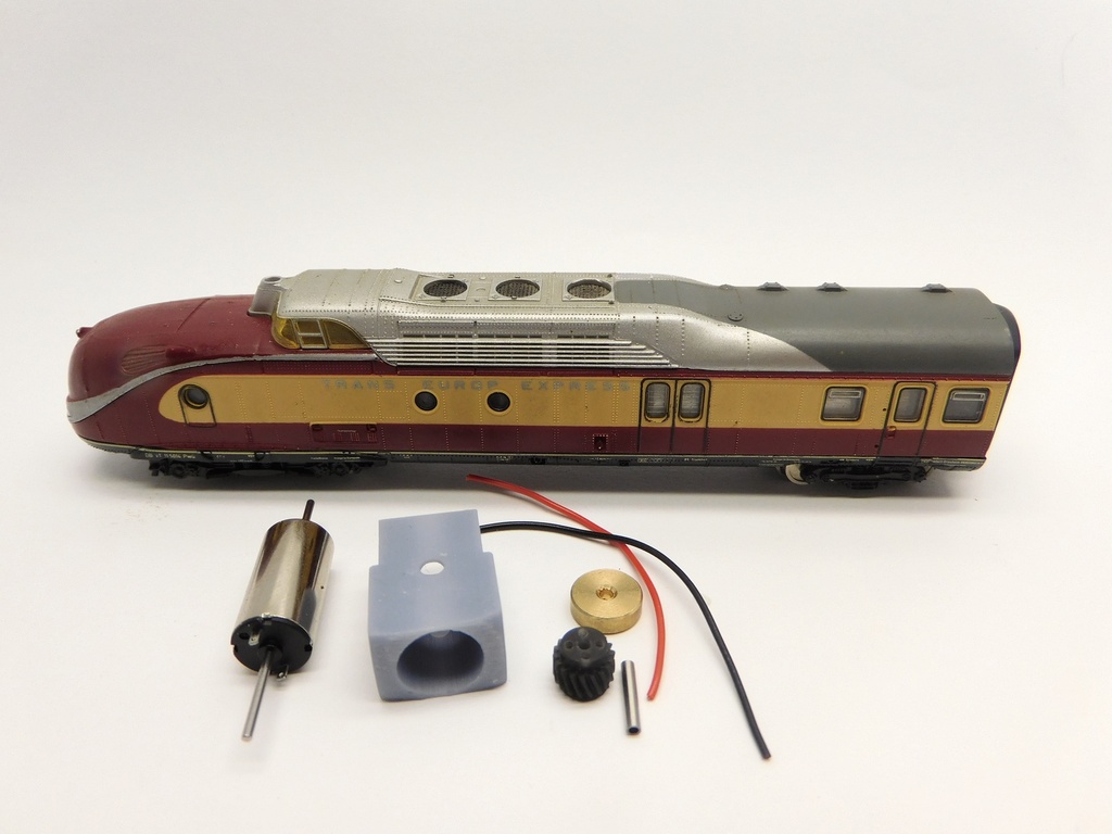 Roco VT 11.5 (Old model with intermediate gear) Micromotor NR012C    