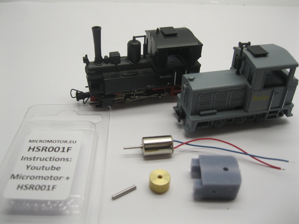 [Micromotor HSR001F  ] Roco Diesel, DR BR 199 + BR 99 Micromotor HSR001F    