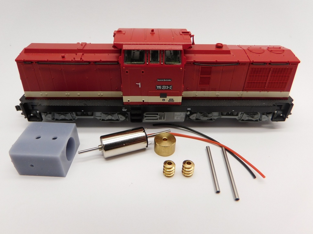 [Micromotor TRC005C  ] Roco DR BR 110, BR 111, BR 112, BR 114, BR 115, BR 202, BR 204, V100 Micromotor TRC005C    