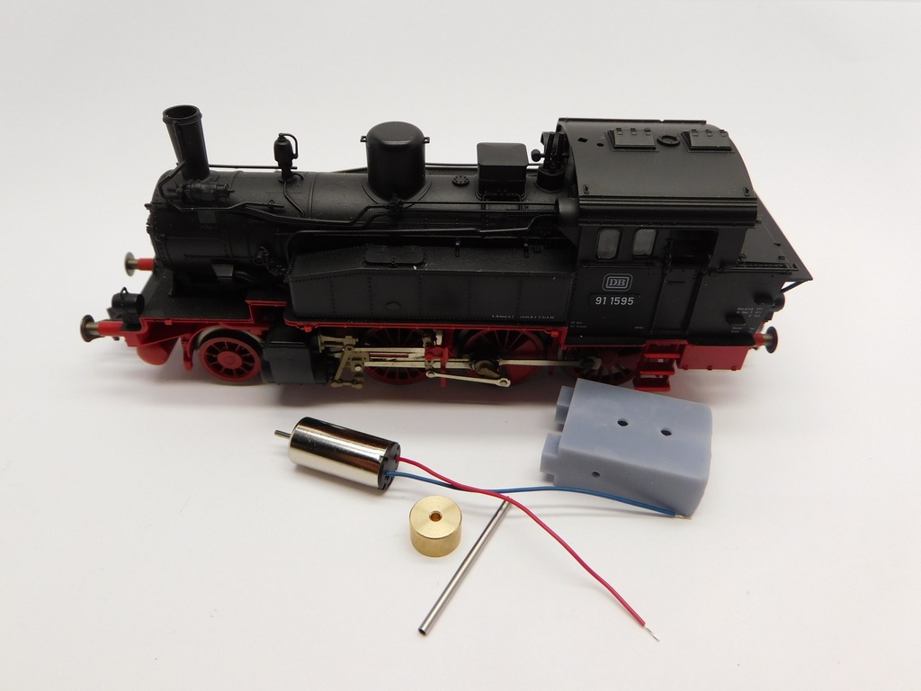 [Micromotor HF002F  ] Fleischmann BR 91, T 9.3, Edelweiß-Zahnradbahn, SNCB 93, SNCF 130, CFL 3023, ÖBB 691, CSD 335, NS 7501 Micromotor HF002F    