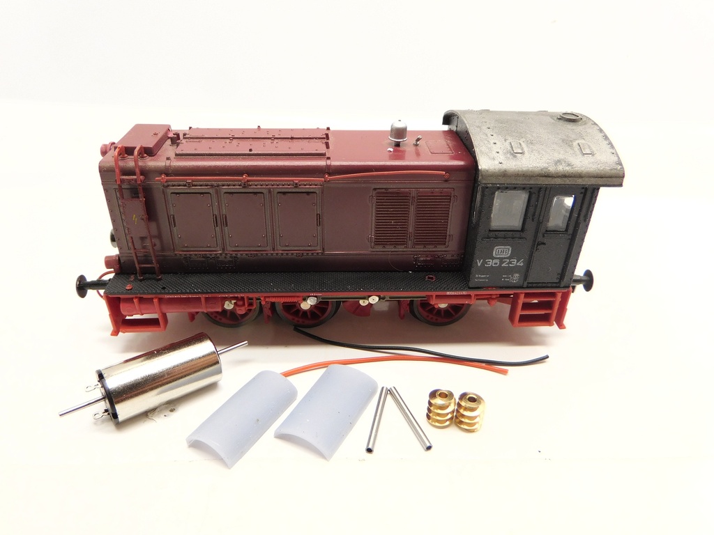 [Micromotor HLM003G  ] Lima V 36, V 236, WR 360C14, SNCB 231001, FS D236, DR BR 106 Micromotor HLM003G    